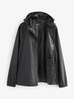 Outlet Next DryTech Lightweight Waterproof Packable Jacket Black