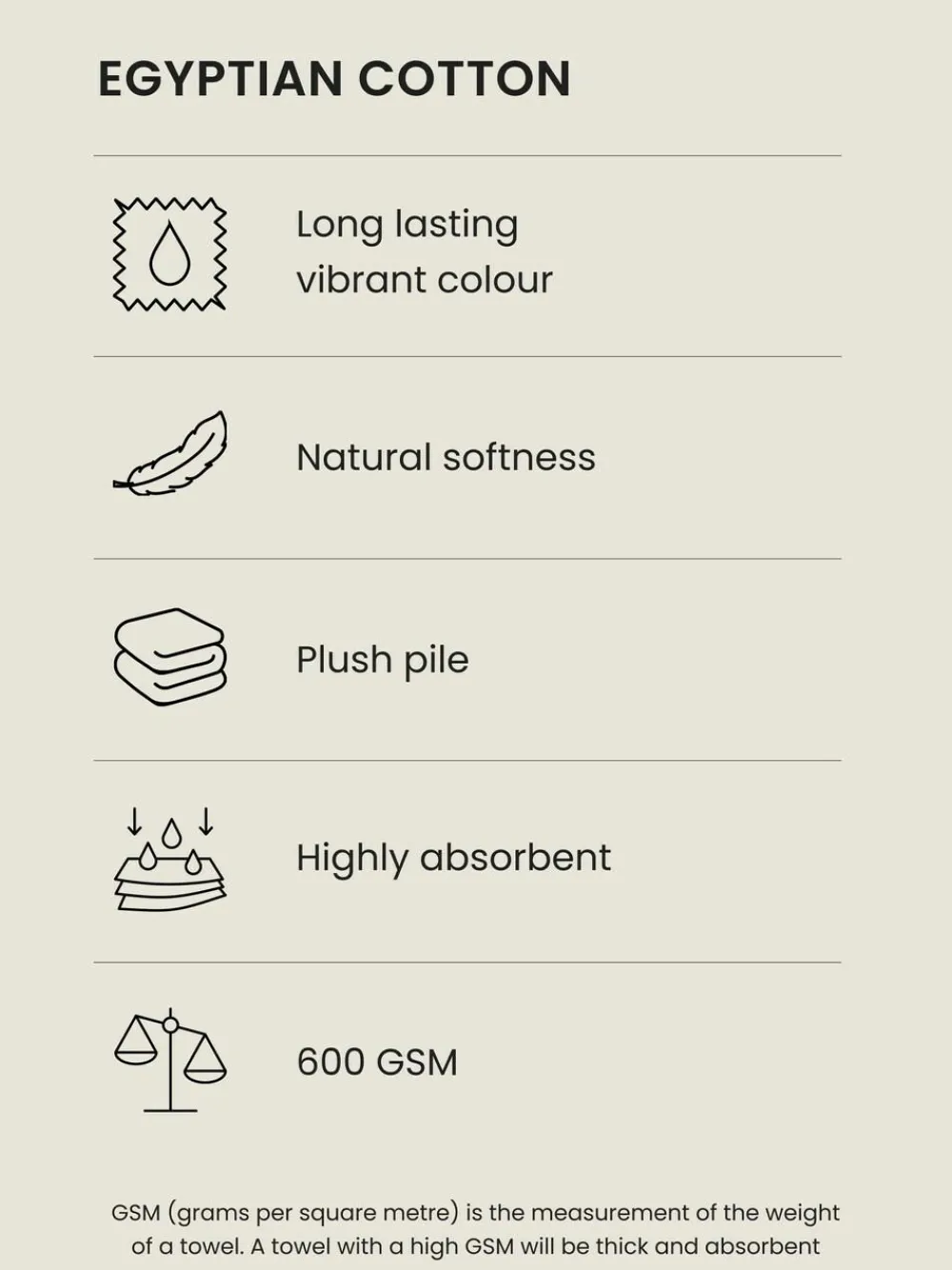 Best Next Black Egyptian Cotton Towel