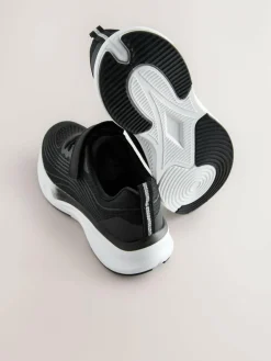 New Next Elastic Lace-Up Trainers Black