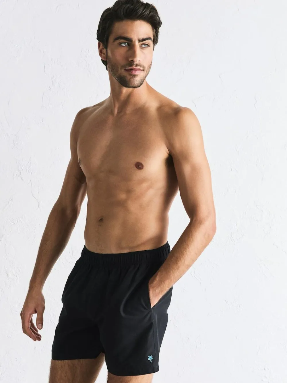 Best Next Essential 4 Inch Swim Shorts Black