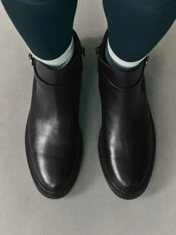 Next Black Extra Wide Fit Buckled Chelsea Boots^Women Boots & Wellies|Boots