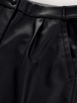 Next Faux Leather Barrel Leg Trousers^Women Nightwear|Pants