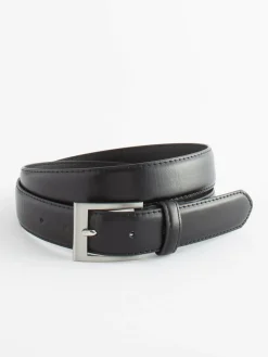 Next Faux Leather Belt Black