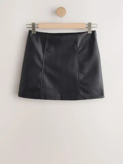 Next Faux Leather Mini Skirt^Women Skirts