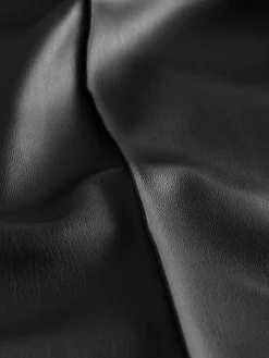 Clearance Next Faux Leather Straight Leg Trousers Black