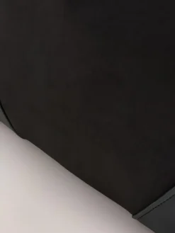 Next Black Faux Suede Mix Charm Shoulder Bag^Women Bags