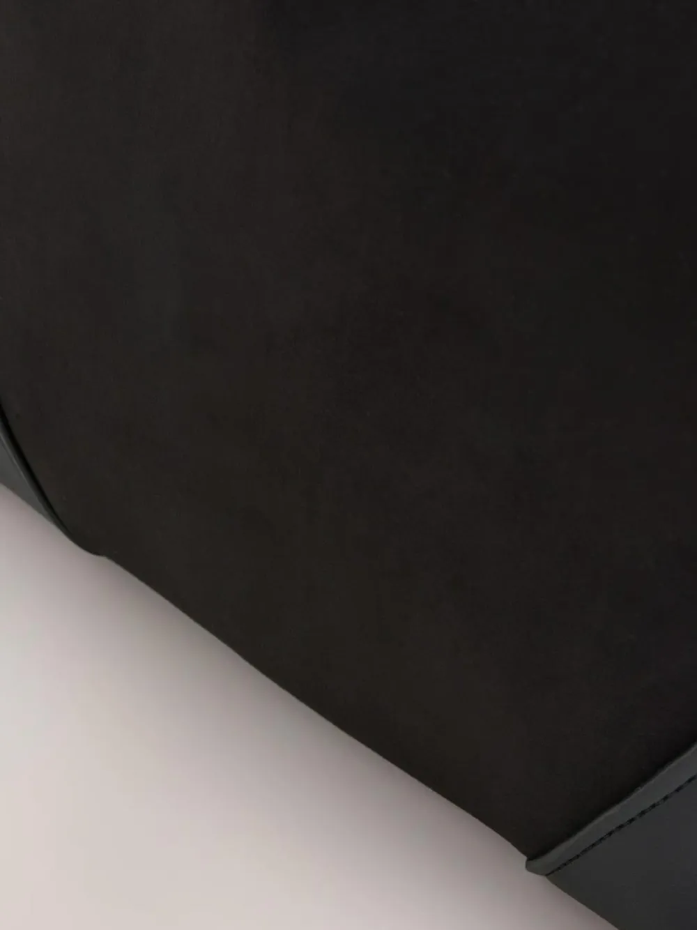 Next Black Faux Suede Mix Charm Shoulder Bag^Women Bags