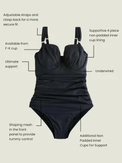 Next F-K Underwired Tummy Control Swimsuit^Women Swimwear