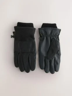 Next Black Fleece Gloves^ Hats, Gloves & Scarves|Hats, Scarves & Gloves