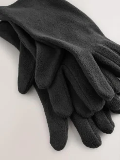 Outlet Next Fleece Gloves 2 Pack Black