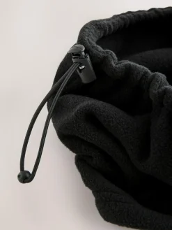 Online Next Black Fleece Snood Scarf