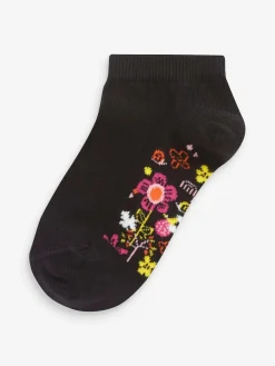 Next 5 Pack Cotton Rich Footbed Trainer Socks^ Tights|Socks & Tights