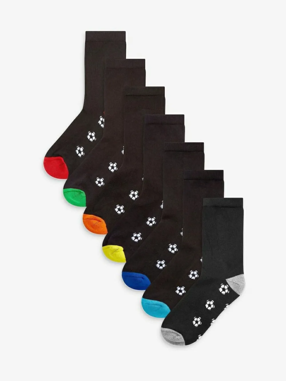 Next Cotton Rich Cushioned Socks 7 Pack^BOY Socks|Tights