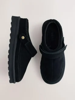 New Next Forever Comfort® Chunky Sole Footbed Clogs Black