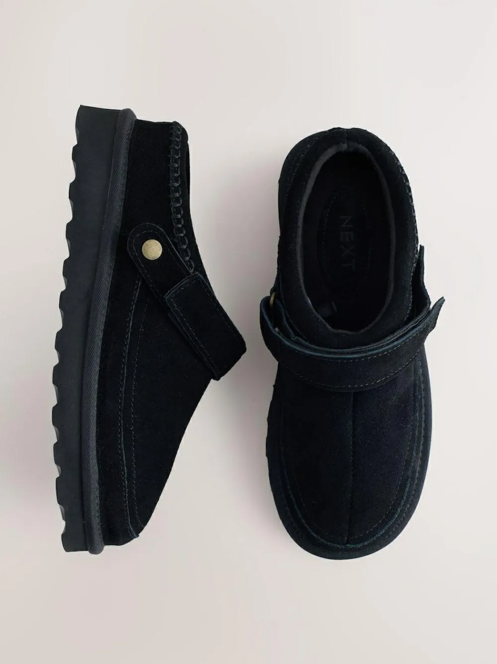 New Next Forever Comfort® Chunky Sole Footbed Clogs Black