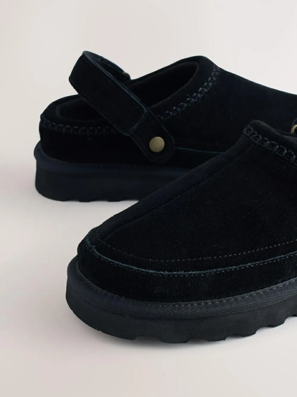 New Next Forever Comfort® Chunky Sole Footbed Clogs Black