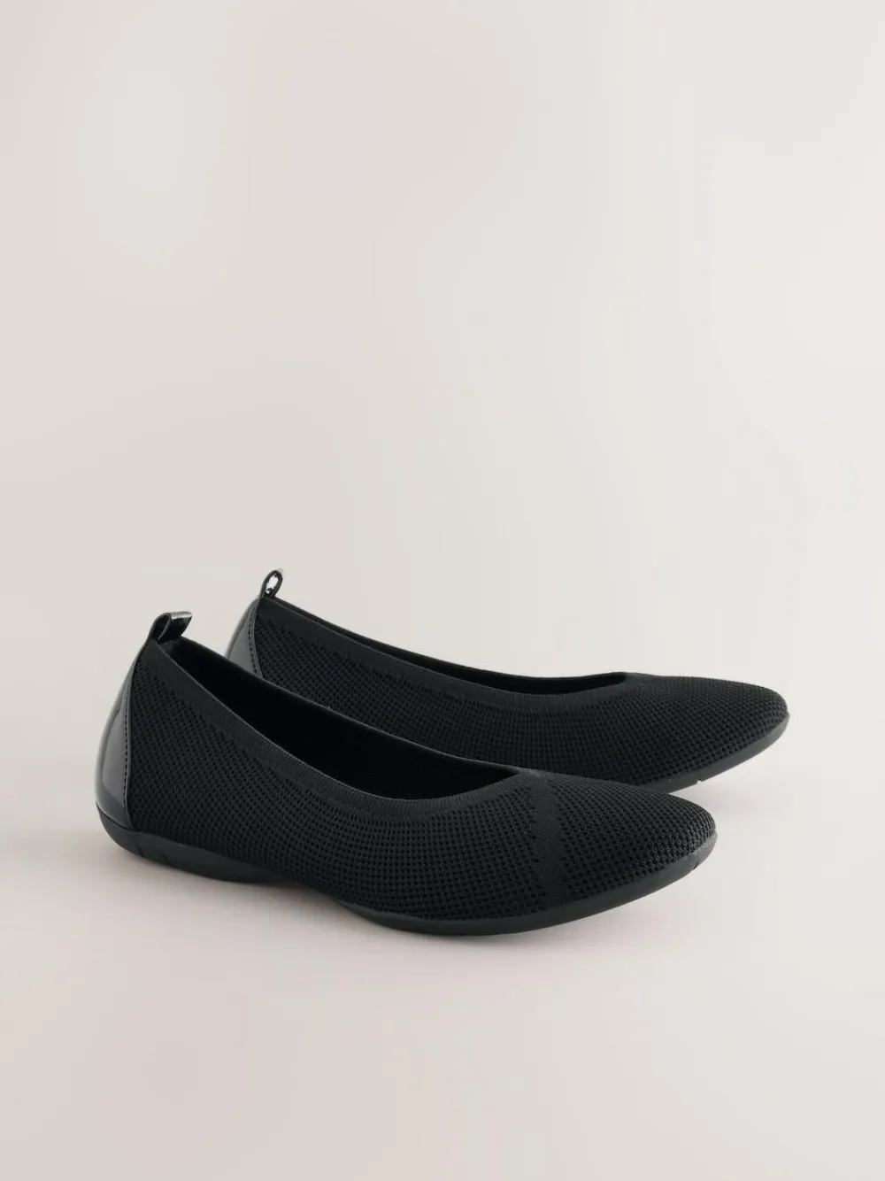 Next Black Forever Comfort® Comfort Flyknit Ballet Flats