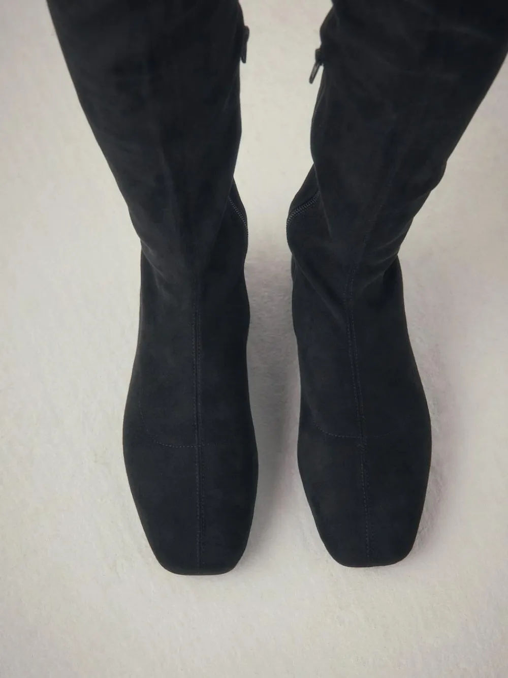 Next Black Forever Comfort® Flat Sock Over The Knee Boots^Women Boots & Wellies|Boots
