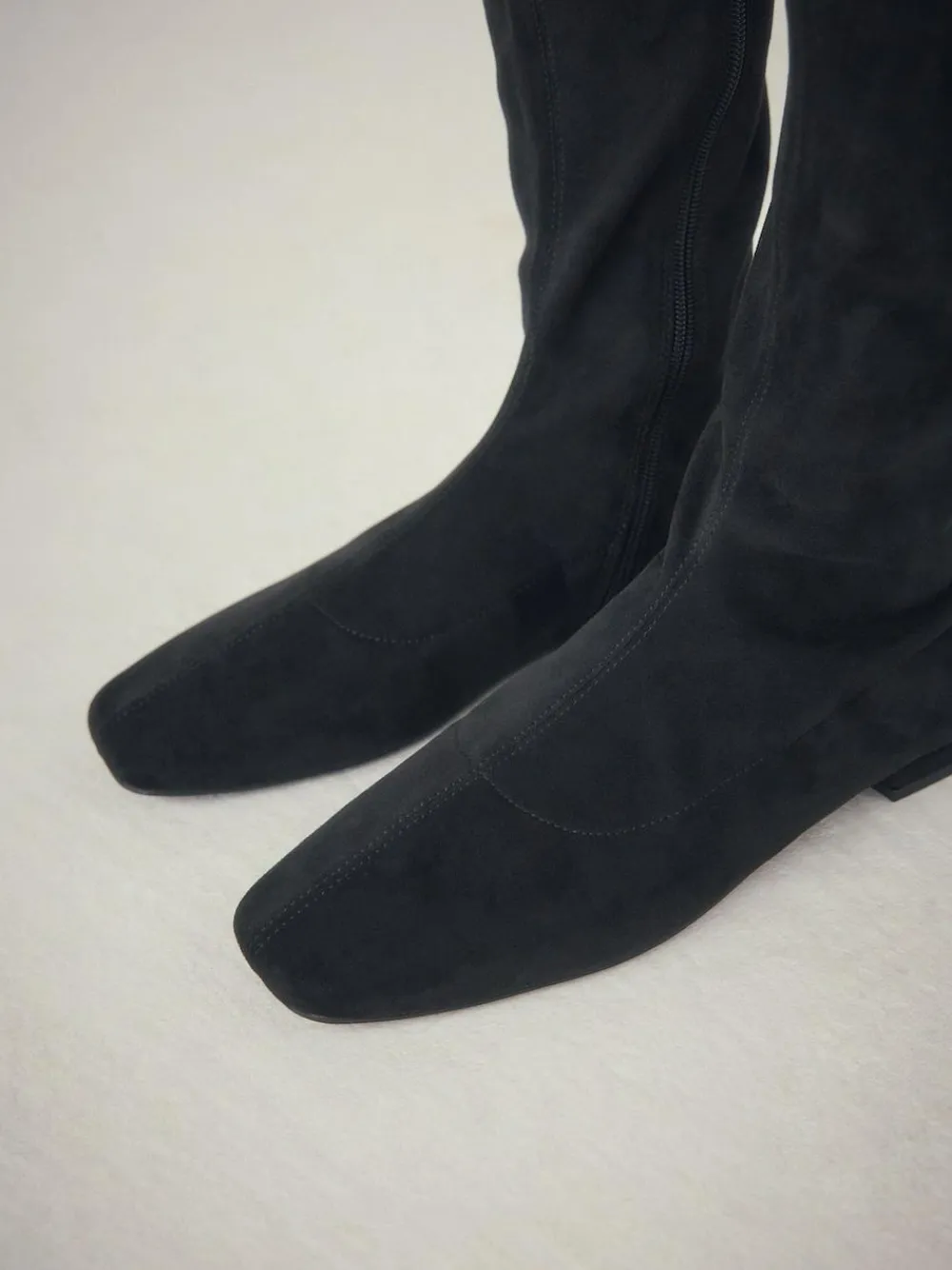 Next Black Forever Comfort® Flat Sock Over The Knee Boots^Women Boots & Wellies|Boots