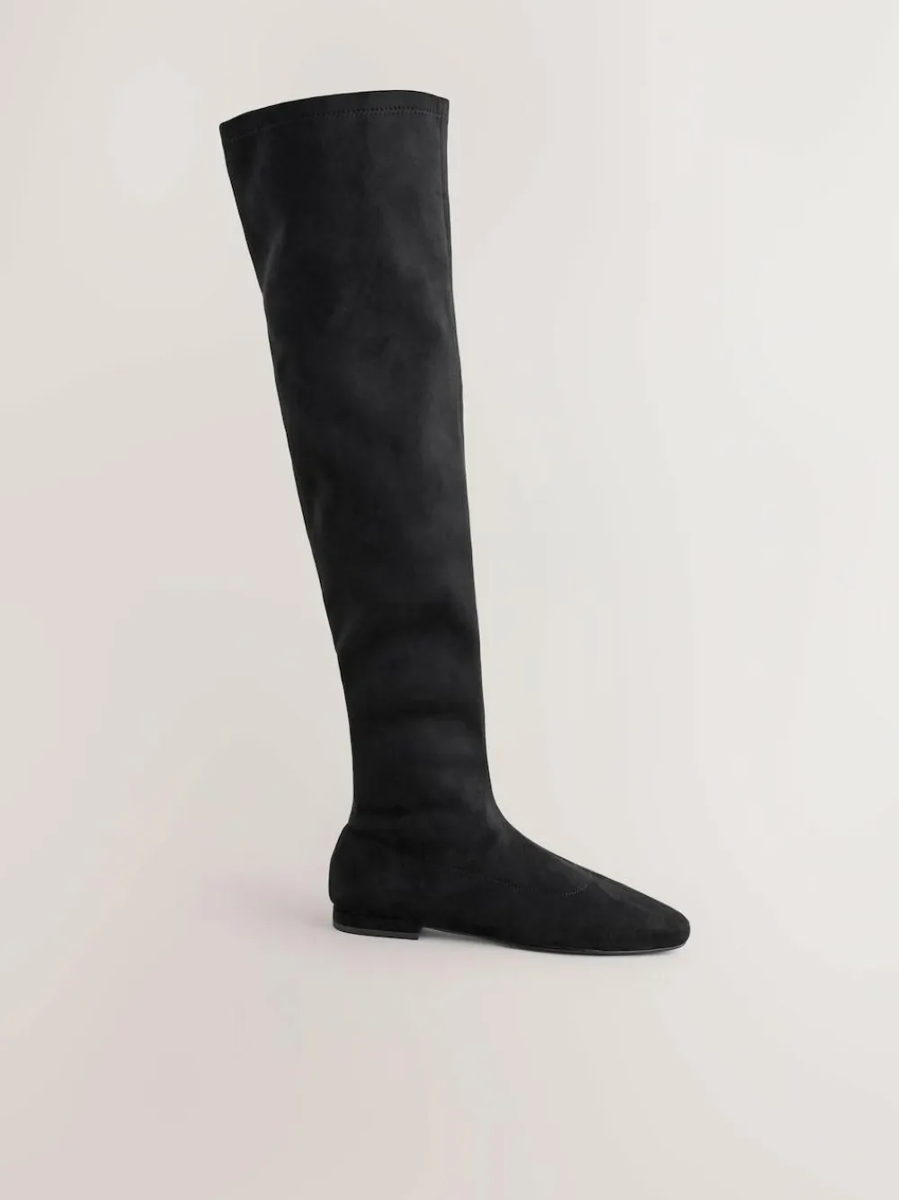 Next Black Forever Comfort® Flat Sock Over The Knee Boots^Women Boots & Wellies|Boots