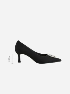 Next Black Forever Comfort Jewel Trim Pointed Court Heels^Women Occasionwear|Heels