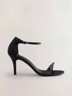 Next Forever Comfort® Mini Satin Bow Heeled Sandals^Women Heels