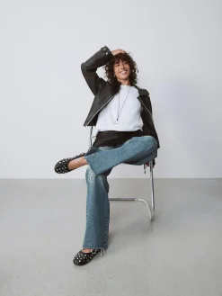 Hot Next Black Forever Comfort® Round Toe Ballerinas