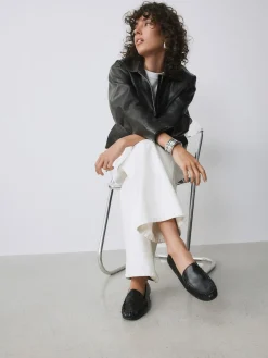 Next Forever Comfort® Soft Ruched Loafers^Women Flats