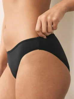 Next Black Full Brief Microfibre Knickers 10 Pack^Women Panties