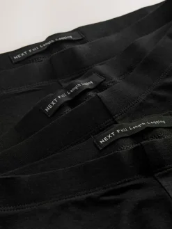 Next Black Full Length Leggings 3 Pack^Women Leggings & Sweatpants