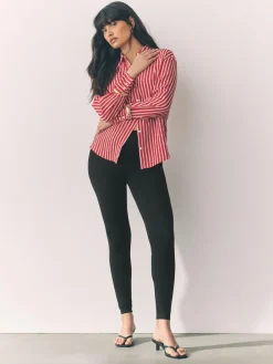 Next Black Full Length Leggings 5 Pack^Women Leggings & Sweatpants