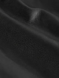 Next Black Fuller Bust Faux Leather Biker Jacket^Women Coats & Jackets|Coats & Jackets