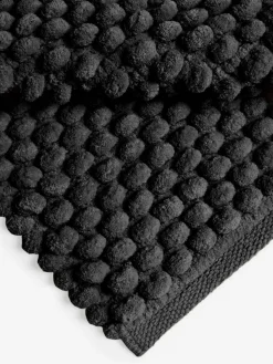 Next Black Giant Bobble Bath Mat^ Towels & Bathmats