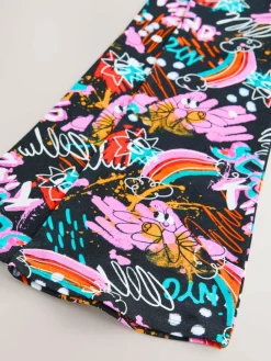 Next Black Graffiti Flare Leggings (3-16yrs)^ Pants & Leggings|Pants & Leggings