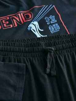 Next Graphic Long Sleeve Jersey Pyjamas Set^ Nightwear|Pyjamas