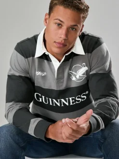 Next Black Guinness Rugby Shirt^ Tops & T-Shirts