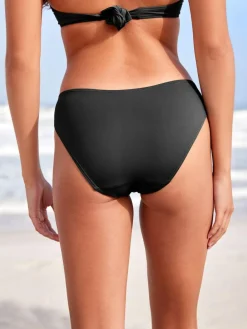 Next Black High Leg Bikini Bottoms^Women Swimwear
