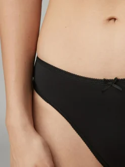 Next High Leg Microfibre Knickers 7 Pack Black