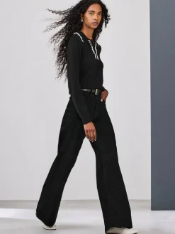 Next High Rise Stretch Wide Leg Jeans^Women Jeans|Jeans