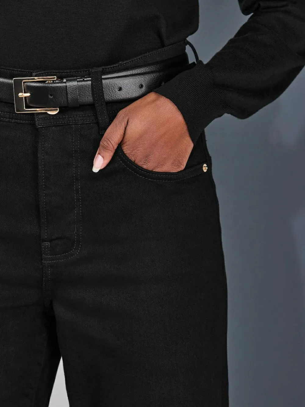 Next High Rise Stretch Wide Leg Jeans^Women Jeans|Jeans