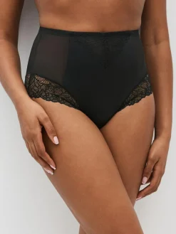 Online Next High Waist Brief Firm Tummy Control Shaping Briefs Black