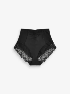 Online Next High Waist Brief Firm Tummy Control Shaping Briefs Black