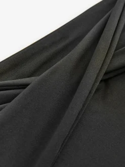 New Next High Waist High Leg Bikini Bottoms Black