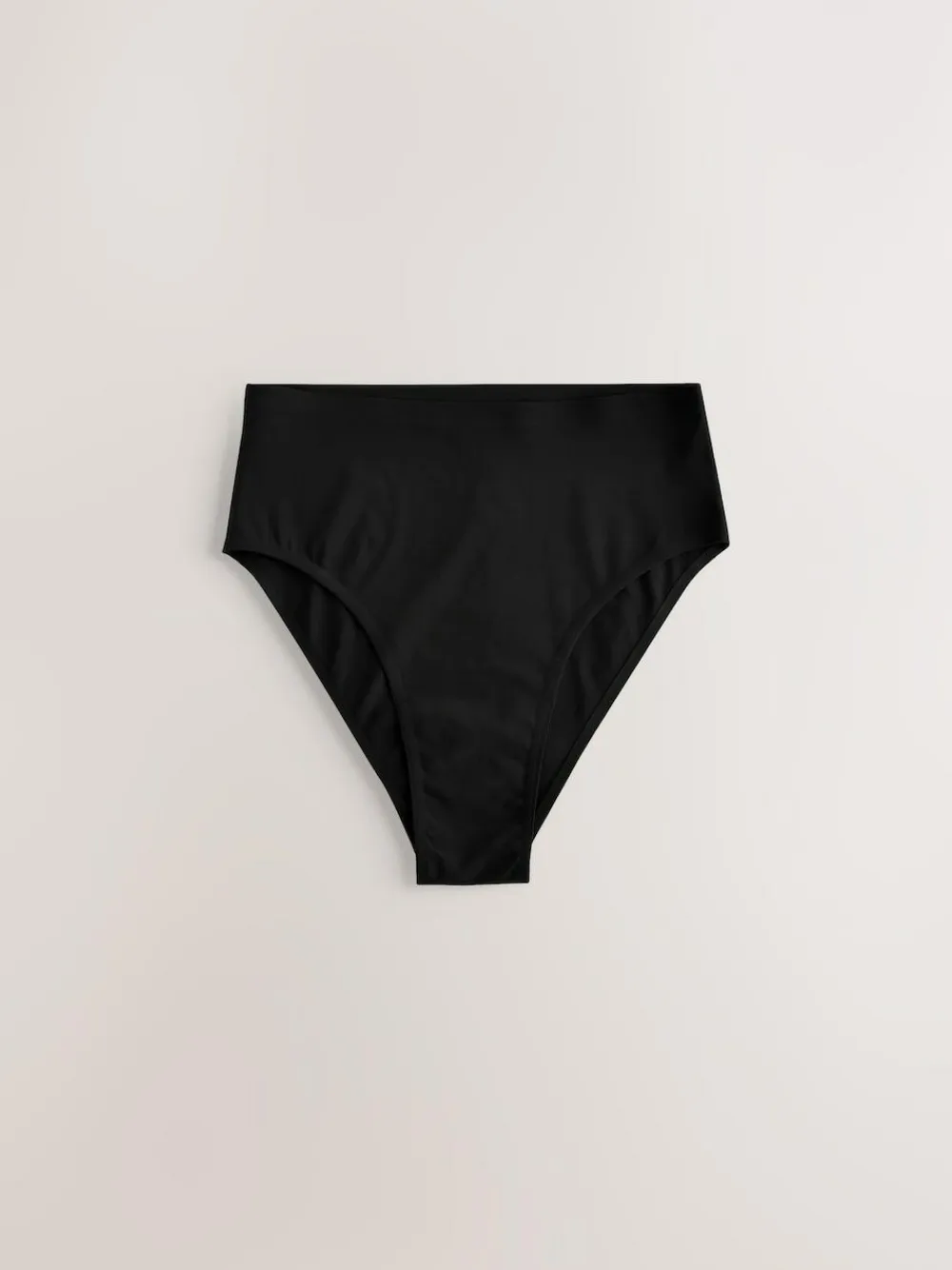 Next High Waist High Leg No VPL Comfort Knickers 3 Pack Black