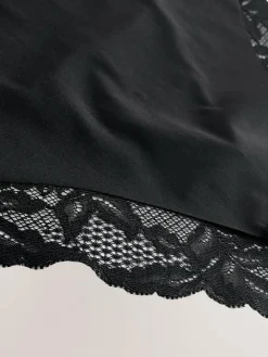 Next Black High Waist High Leg No VPL Lace Back Briefs 3 Pack^Women Panties|All Lingerie