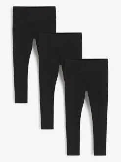 Sale Next Black High Waist Leggings 3 Pack (3-16yrs)