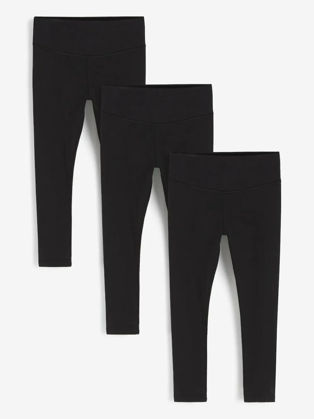 Sale Next Black High Waist Leggings 3 Pack (3-16yrs)