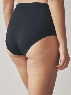 Hot Next High Waist Ultimate Comfort Knickers 2 Pack Black