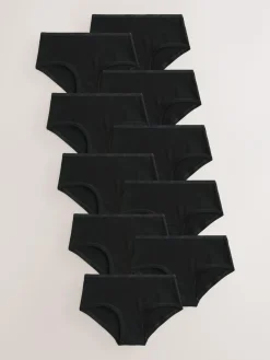 Next Black Hipster Briefs 10 Pack (3-16yrs)^ Underwear