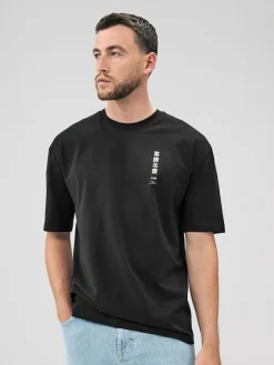 Online Next Relaxed Fit Artist License T-Shirt Black Hokusai